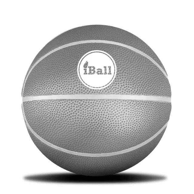 Custom iBall Grey/White Basketball